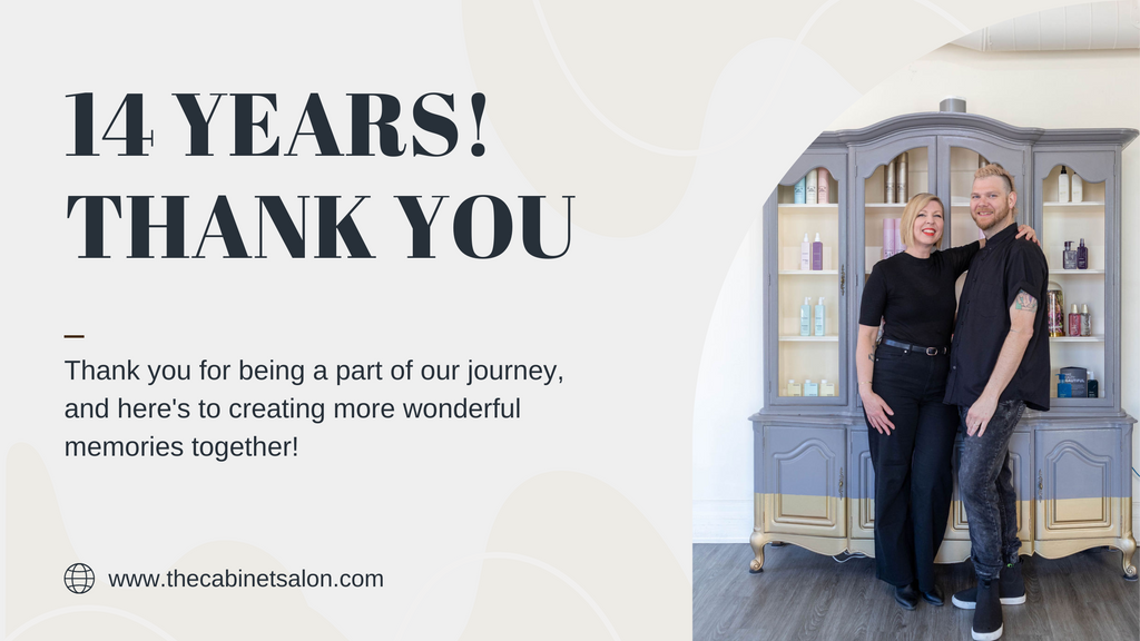 Celebrating 14 Years of business: The Cabinet Salon