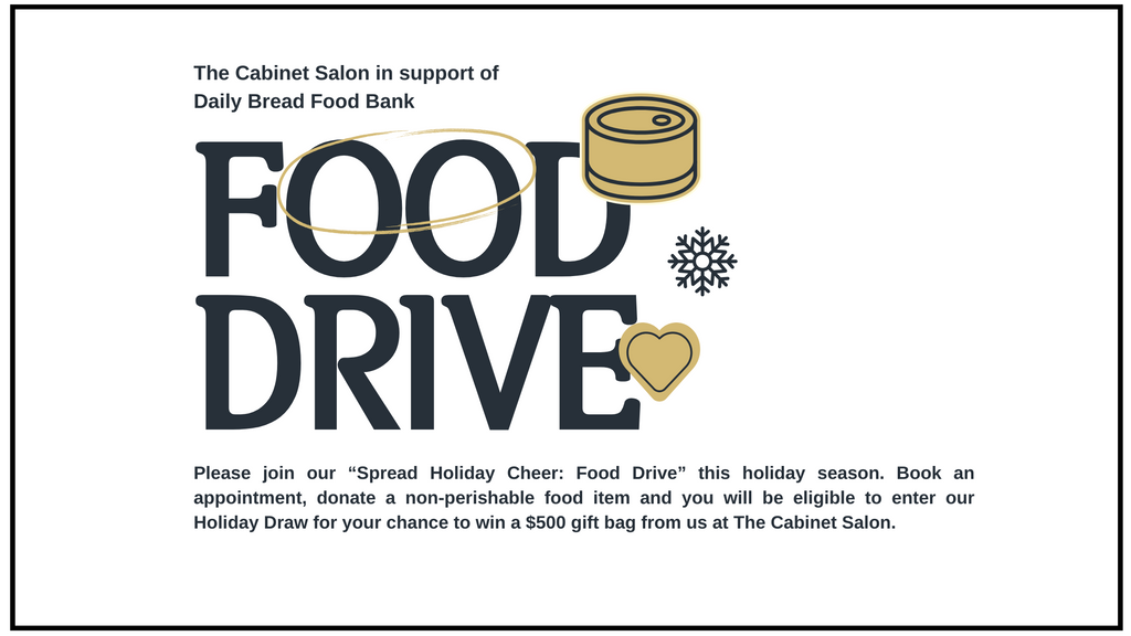 Join Our "Spread Holiday Cheer: Food Drive For Your Chance To Win!